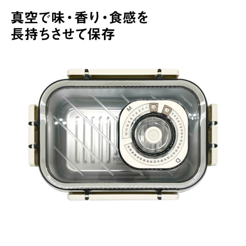 ステンレス深空保存容器