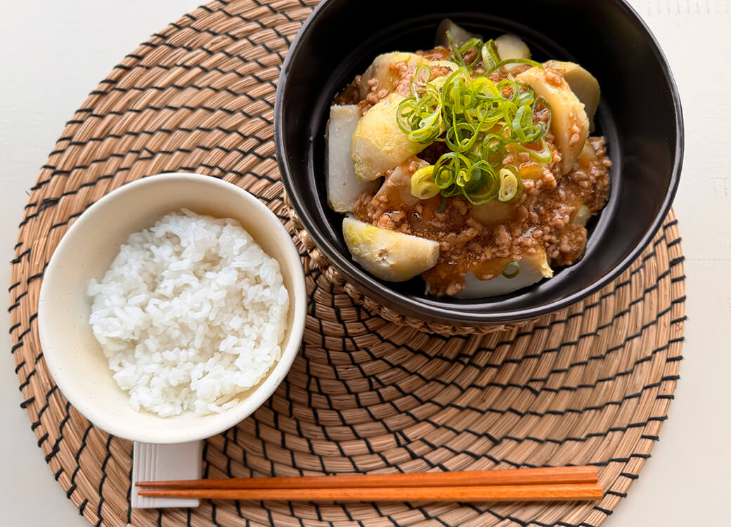 里芋のそぼろあんかけ