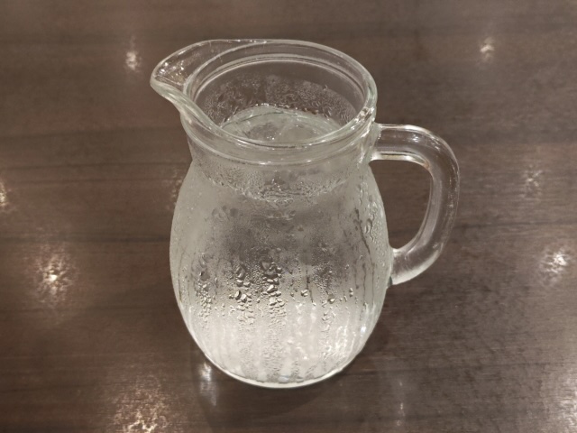洗うときは冷たい水で