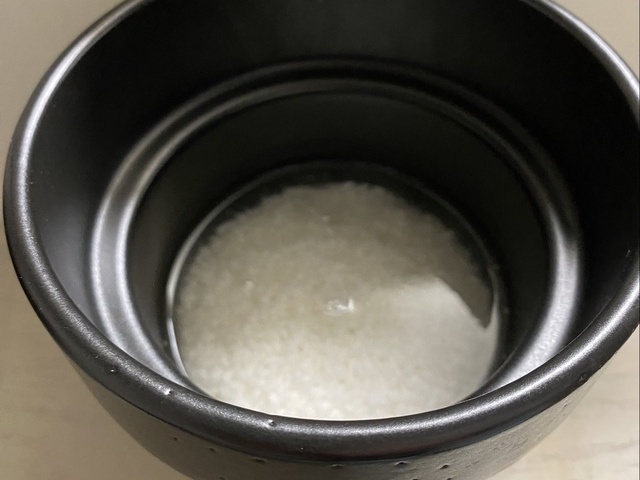 浸漬・炊飯も冷たい水で