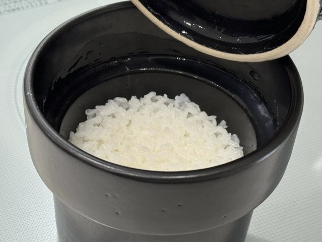 水加減はやや控えめに