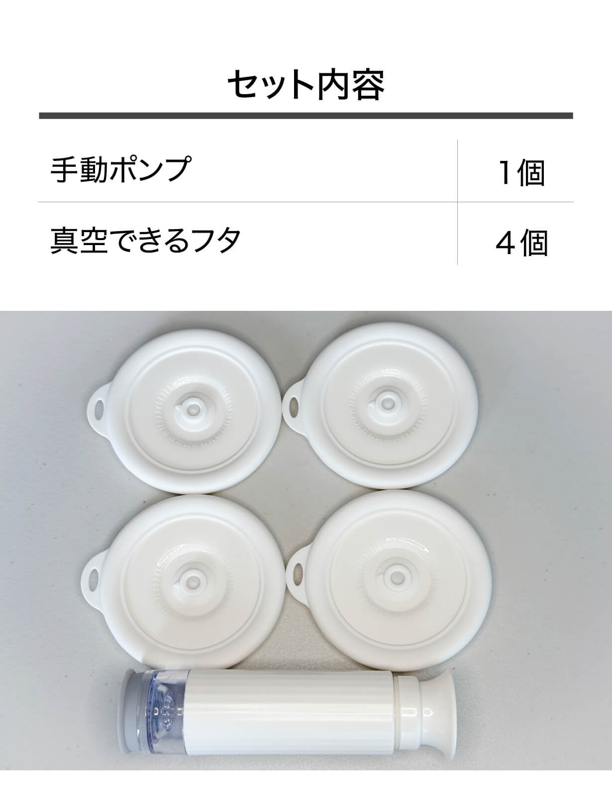 フタ セット内容