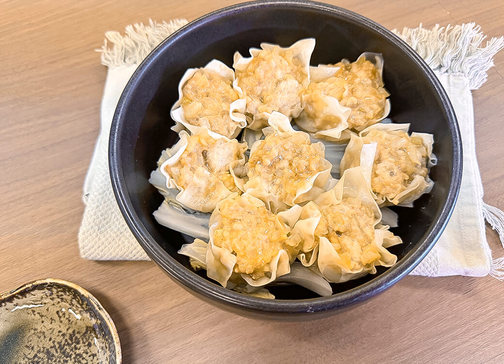 蒸し板使用レンチンしゅうまい