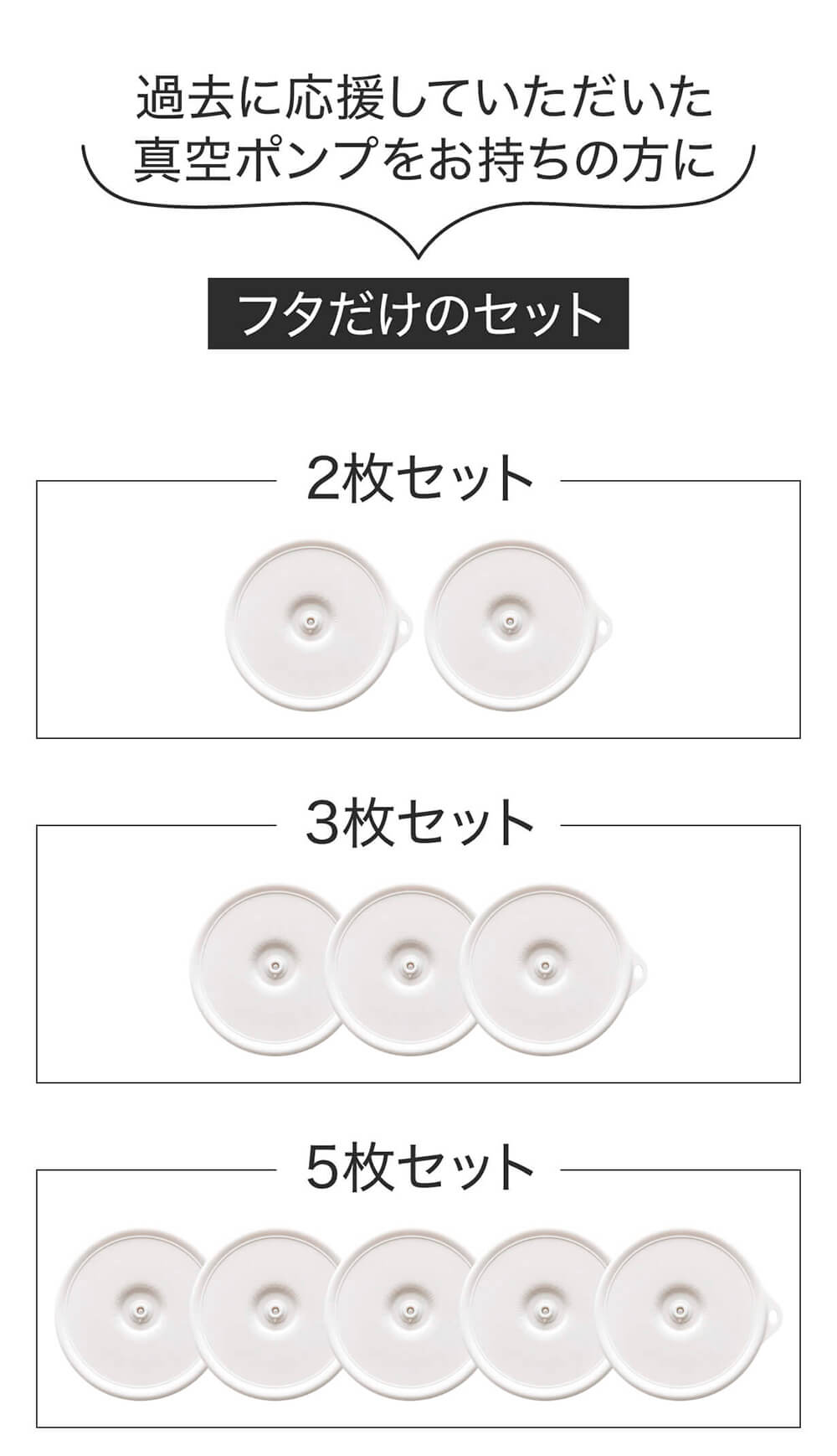 Makuake 真空できるフタ 大